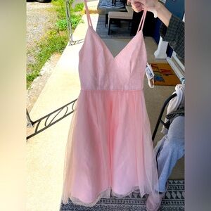 Bridesmaid dress, new with tags, light pink, matches two other dresses listed